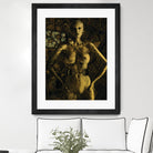 Gold Series Laura Stone by Daniel Stanford on GIANT ART - gold figurative artiste québécois