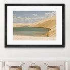 Light Blue Lagoa by Daniel Stanford on GIANT ART - beige landscape sand