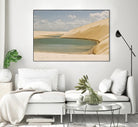 Light Blue Lagoa by Daniel Stanford on GIANT ART - beige landscape