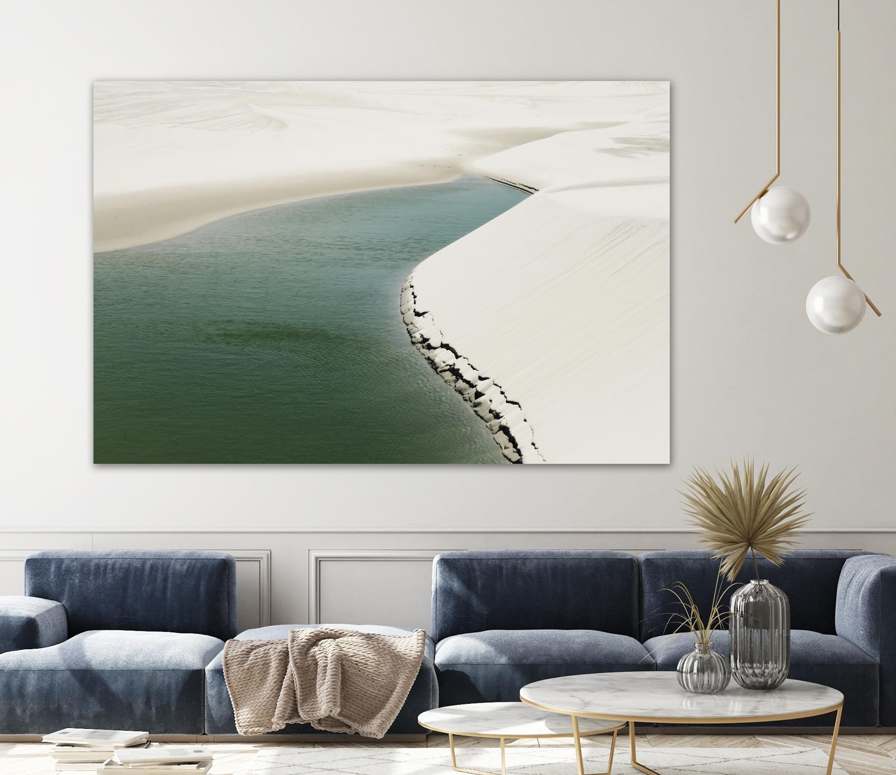 Pale Dunes by Daniel Stanford on GIANT ART - beige landscape