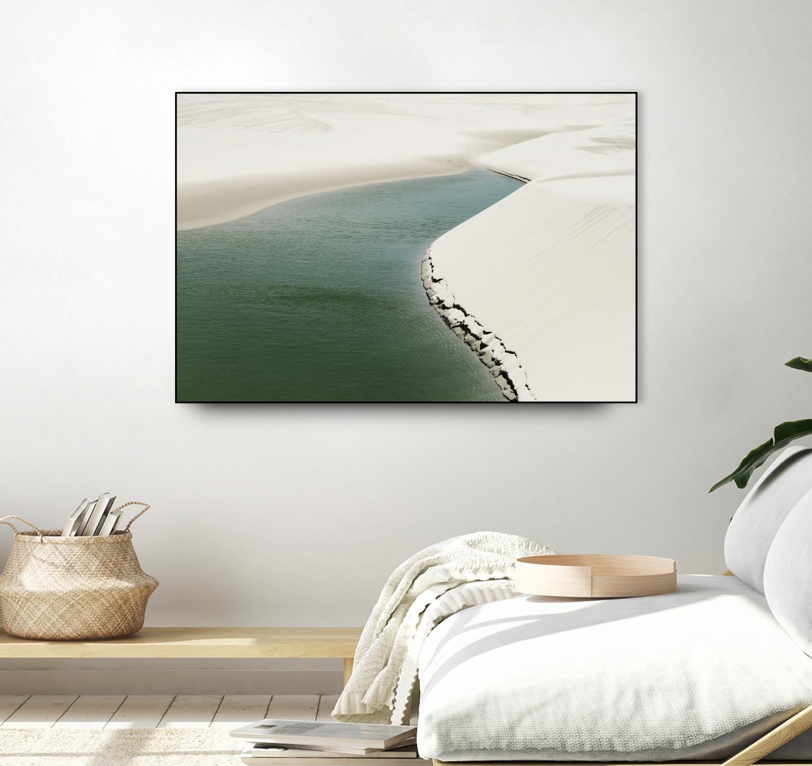 Pale Dunes by Daniel Stanford on GIANT ART - beige landscape