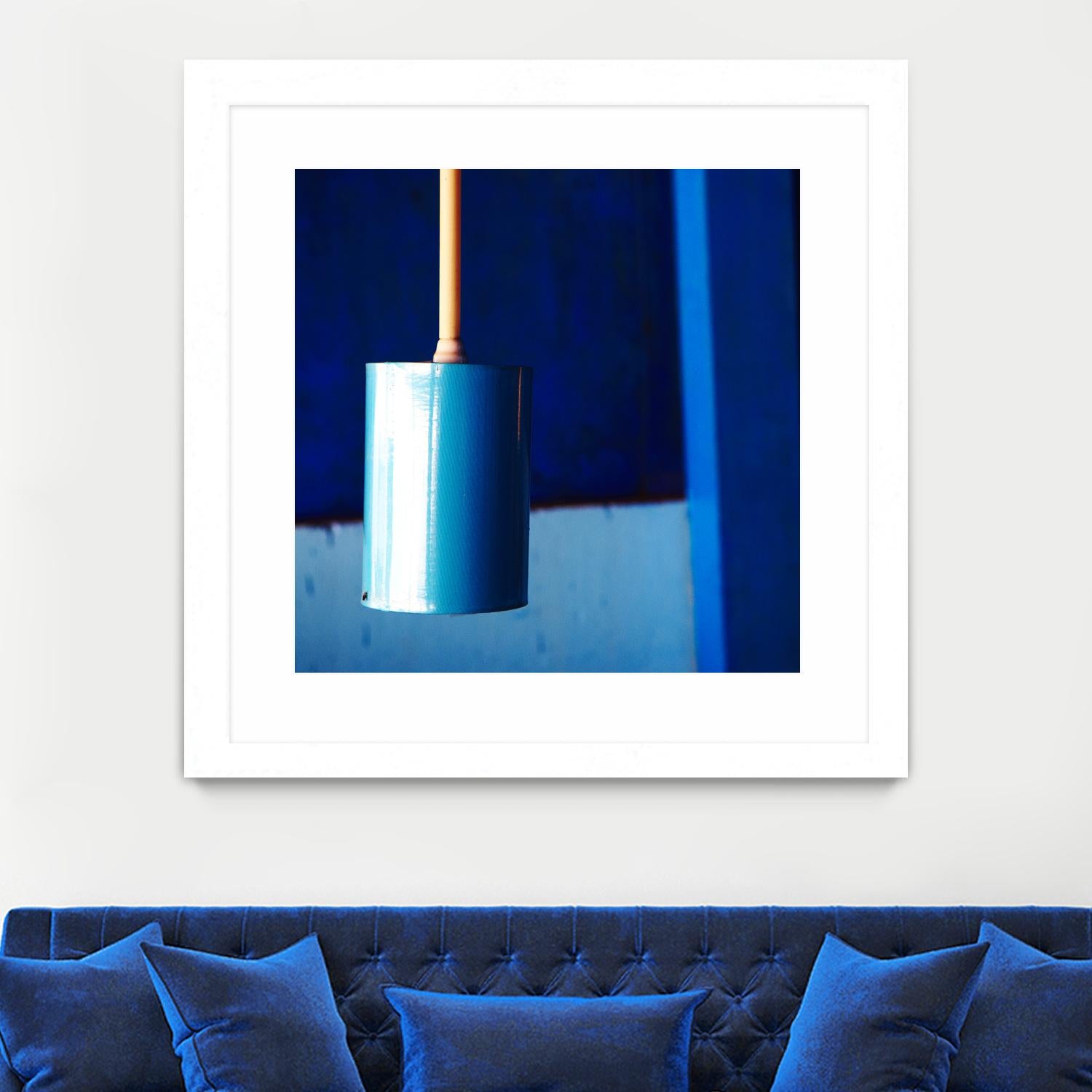 Blue by Peter Morneau on GIANT ART - orange photo art