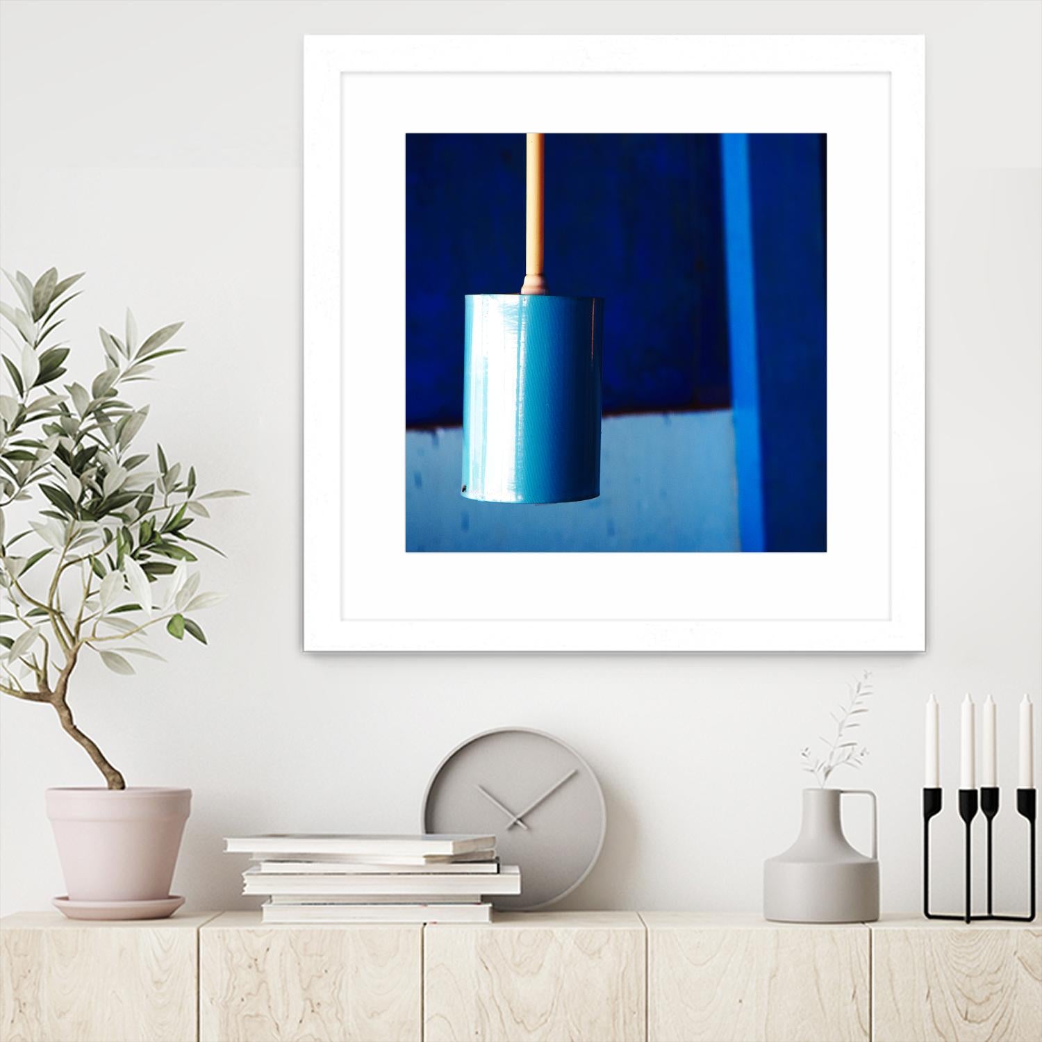 Blue by Peter Morneau on GIANT ART - orange photo art