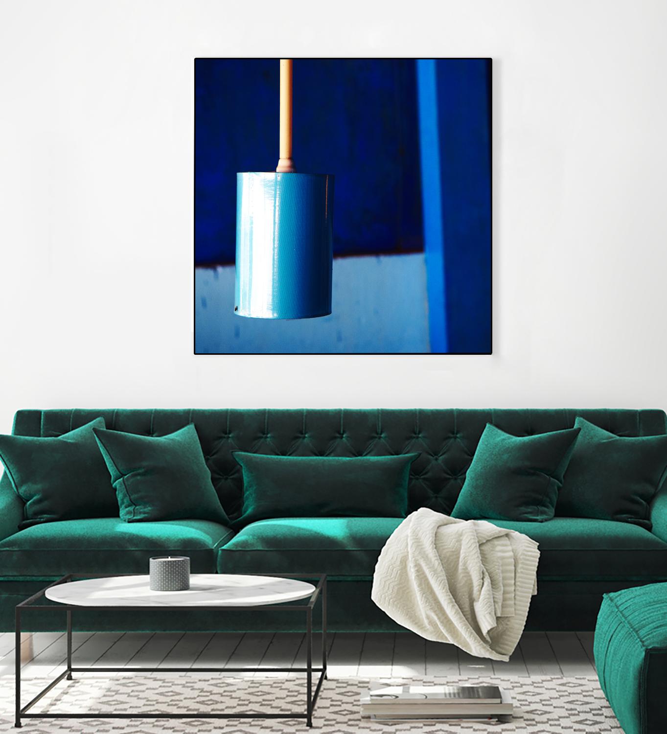 Blue by Peter Morneau on GIANT ART - orange photo art