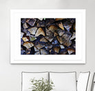 Wood I by Peter Morneau on GIANT ART - blue photo art