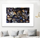Wood I by Peter Morneau on GIANT ART - blue photo art