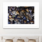 Wood I by Peter Morneau on GIANT ART - blue photo art