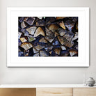 Wood I by Peter Morneau on GIANT ART - blue photo art