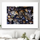Wood I by Peter Morneau on GIANT ART - blue photo art