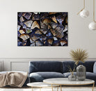 Wood I by Peter Morneau on GIANT ART - blue photo art