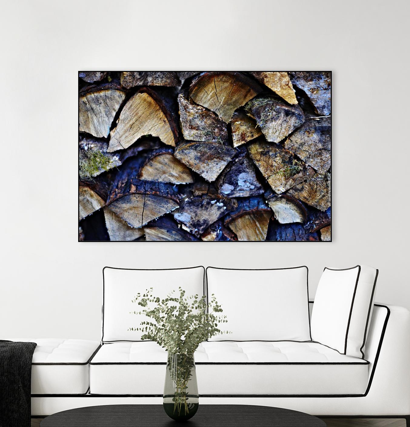 Wood II by Peter Morneau on GIANT ART - blue photo art