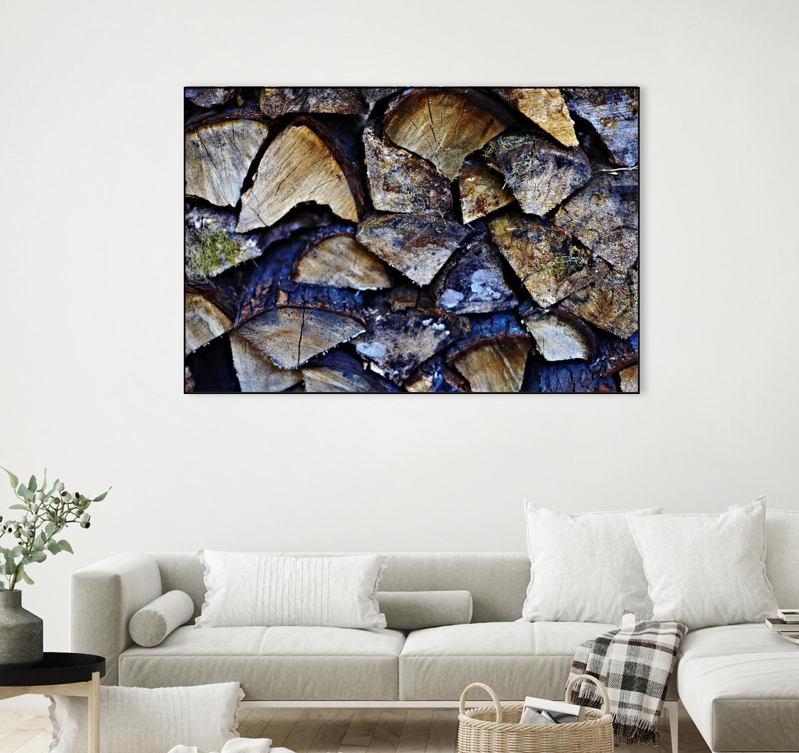 Wood II by Peter Morneau on GIANT ART - blue photo art