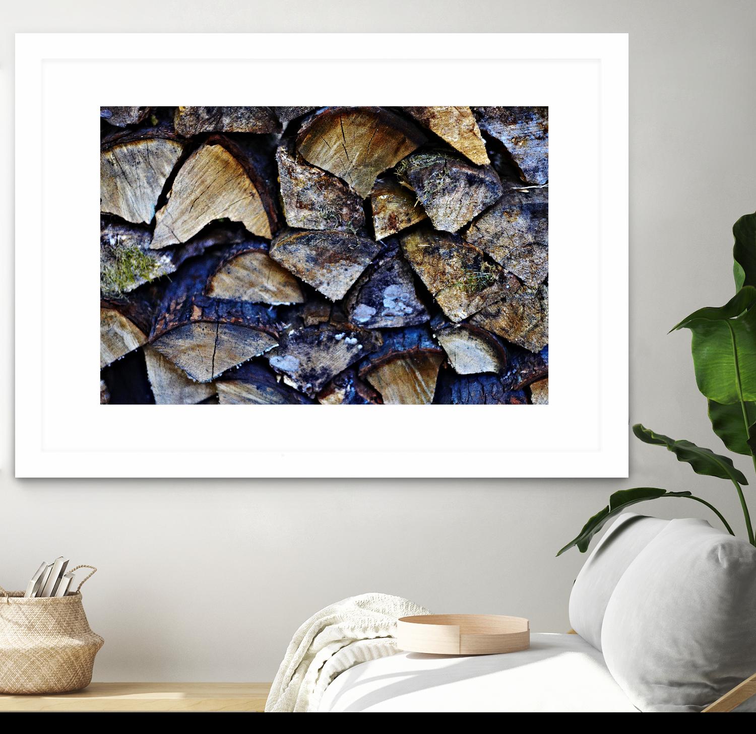 Wood II by Peter Morneau on GIANT ART - blue photo art