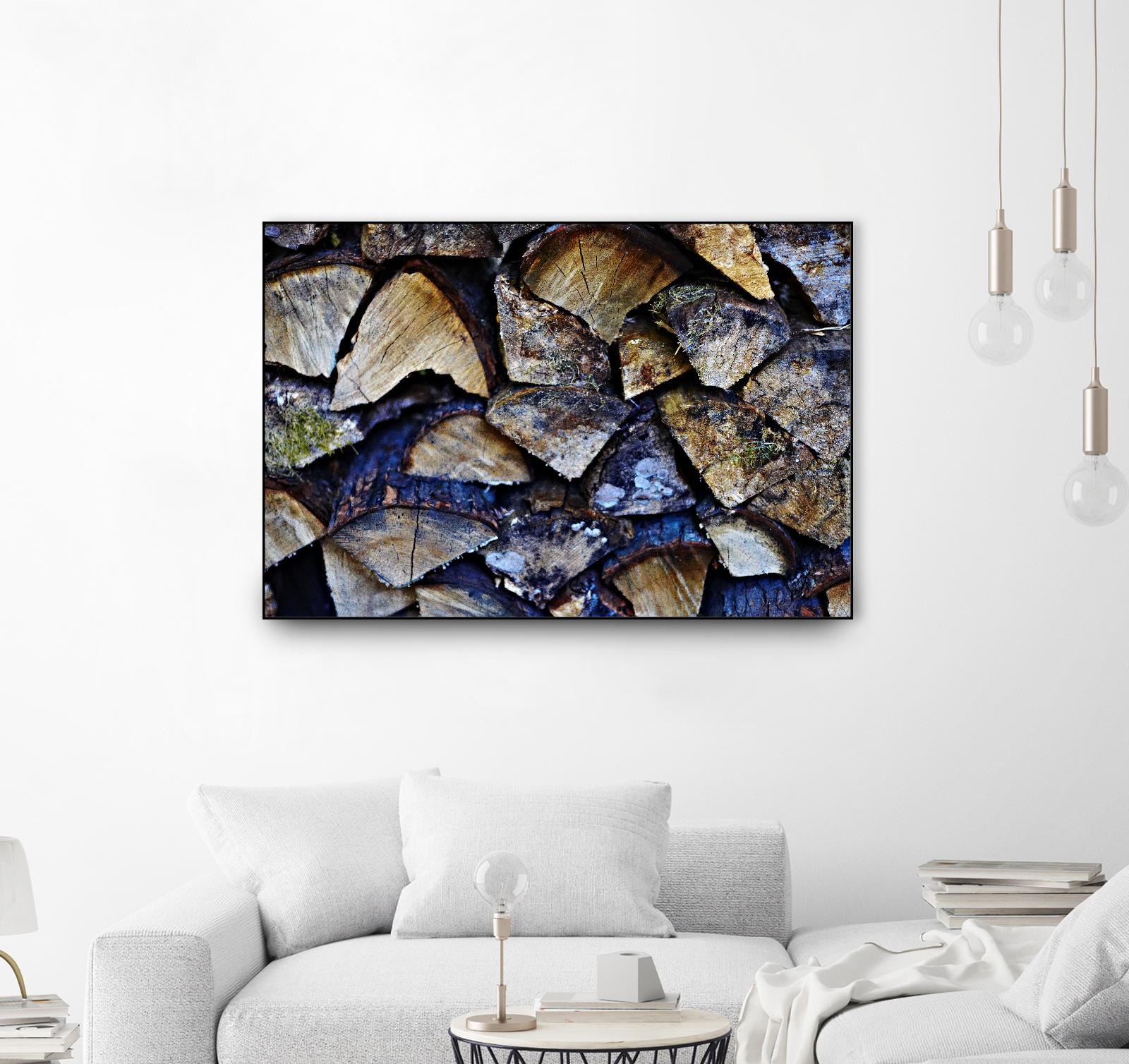 Wood II by Peter Morneau on GIANT ART - blue photo art