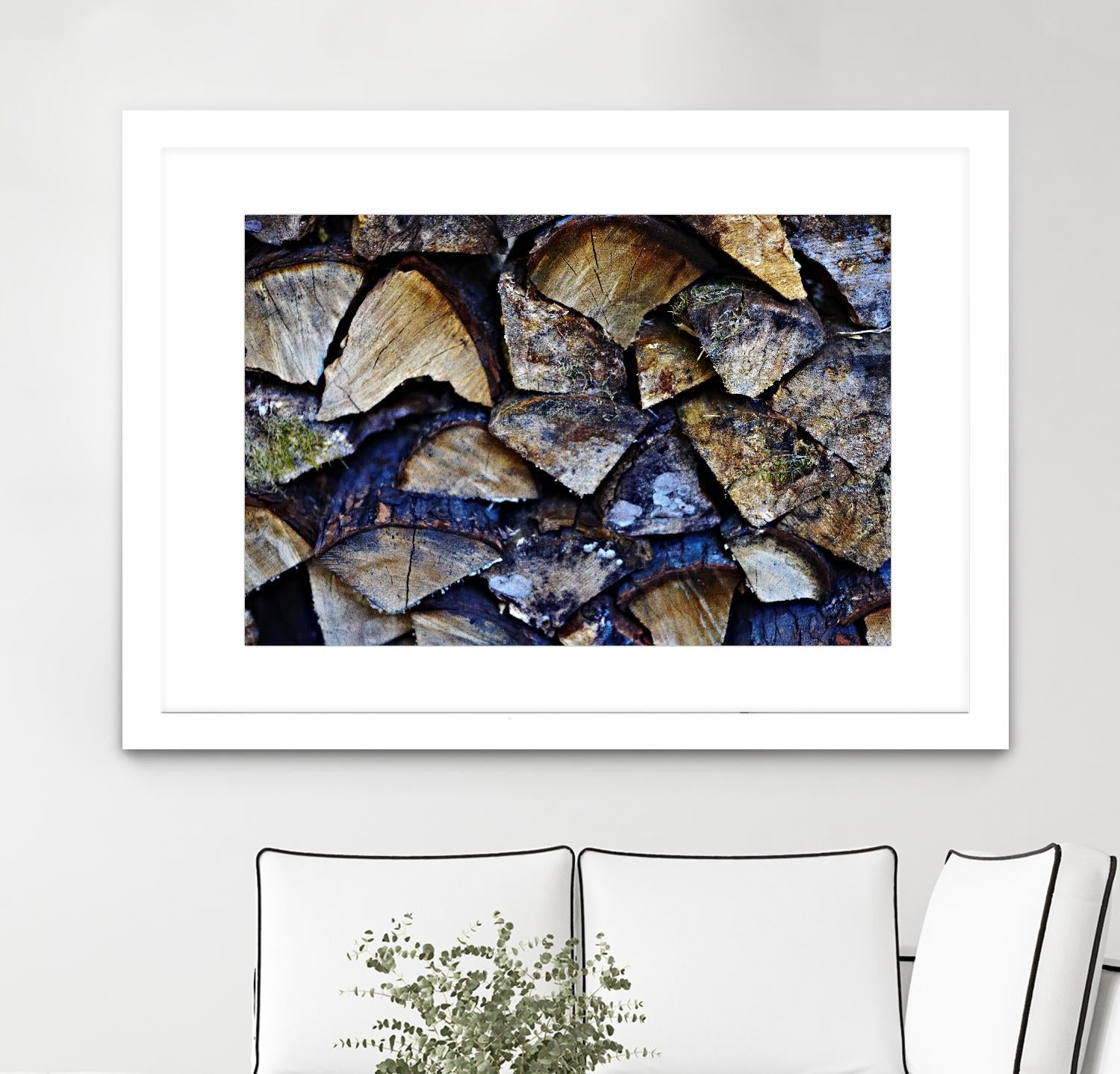 Wood II by Peter Morneau on GIANT ART - blue photo art