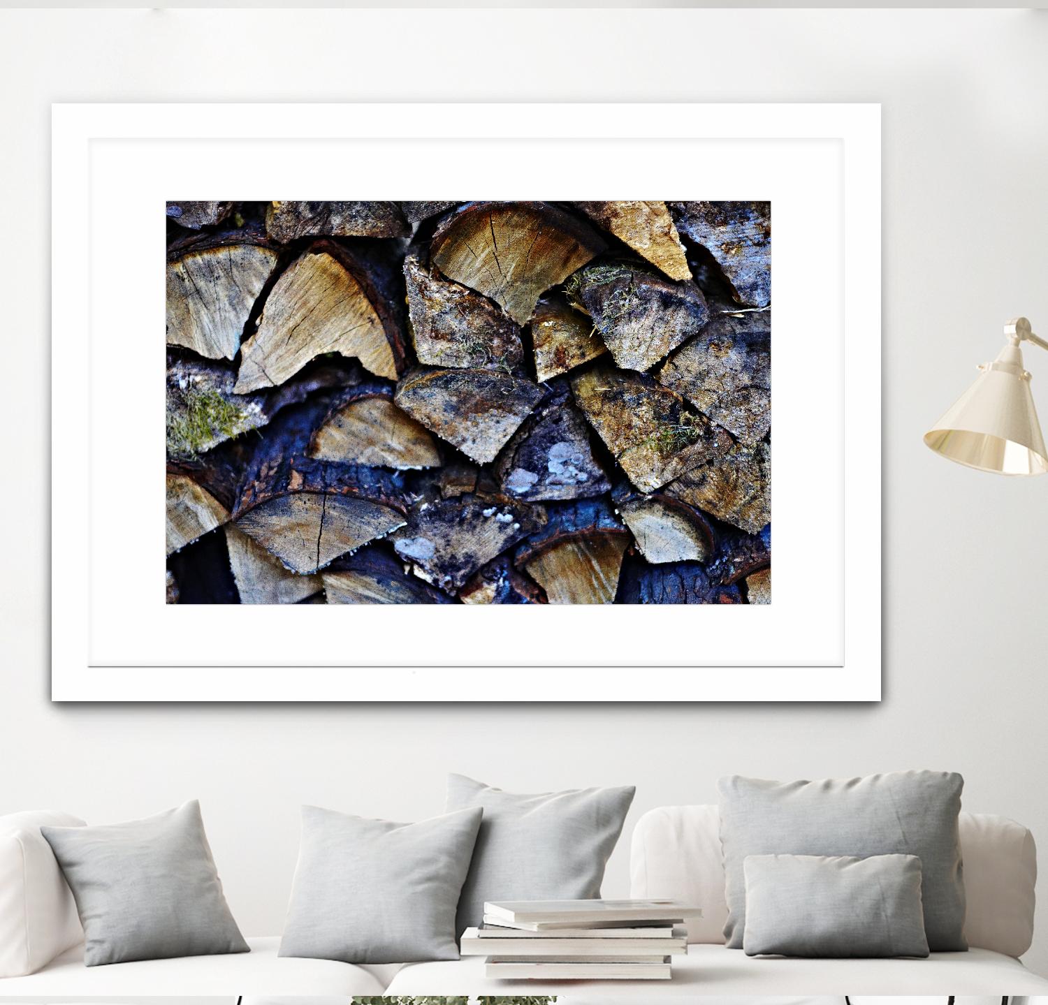 Wood II by Peter Morneau on GIANT ART - blue photo art