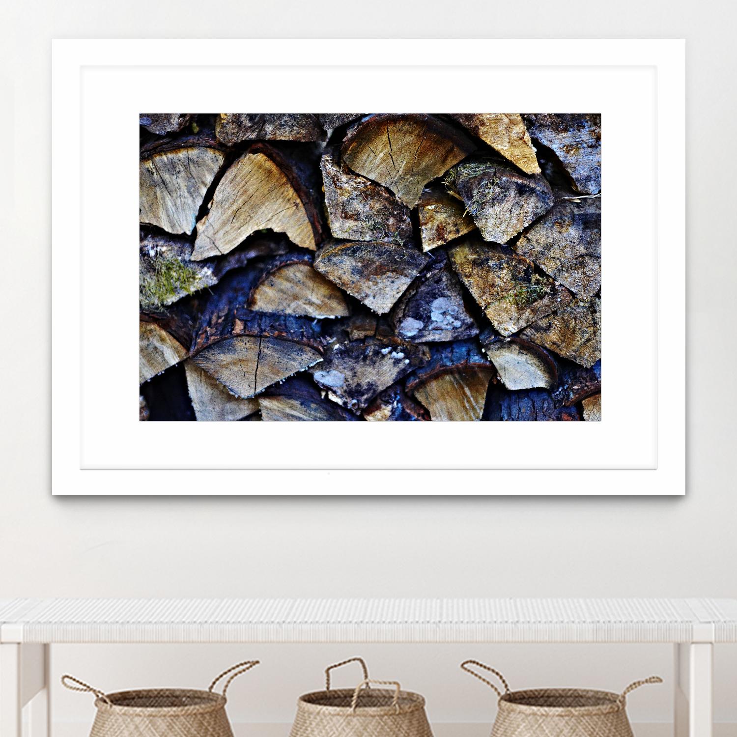 Wood II by Peter Morneau on GIANT ART - blue photo art