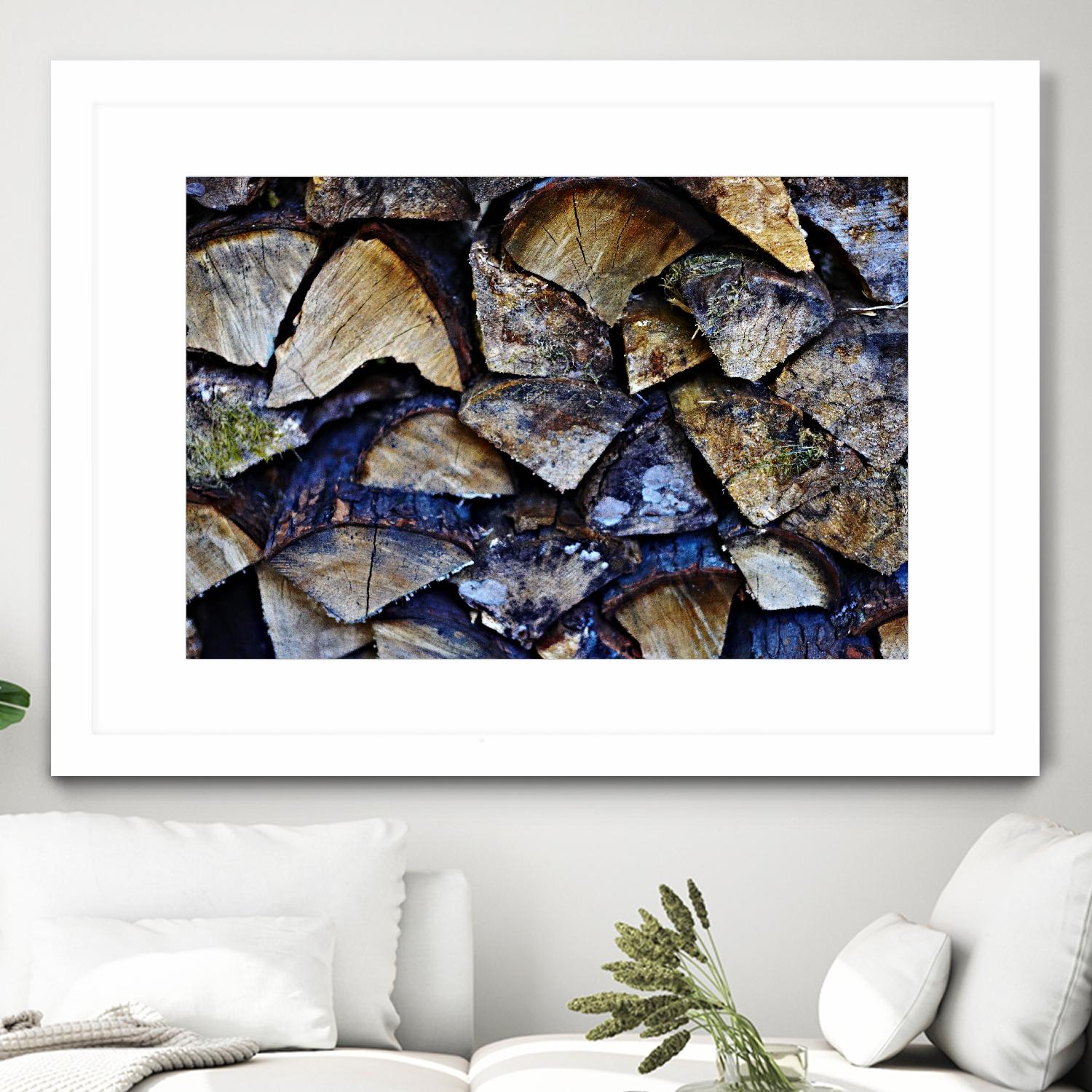 Wood II by Peter Morneau on GIANT ART - blue photo art