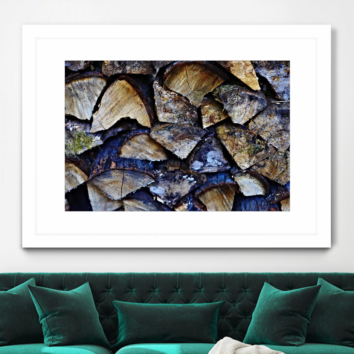 Wood II by Peter Morneau on GIANT ART - blue photo art