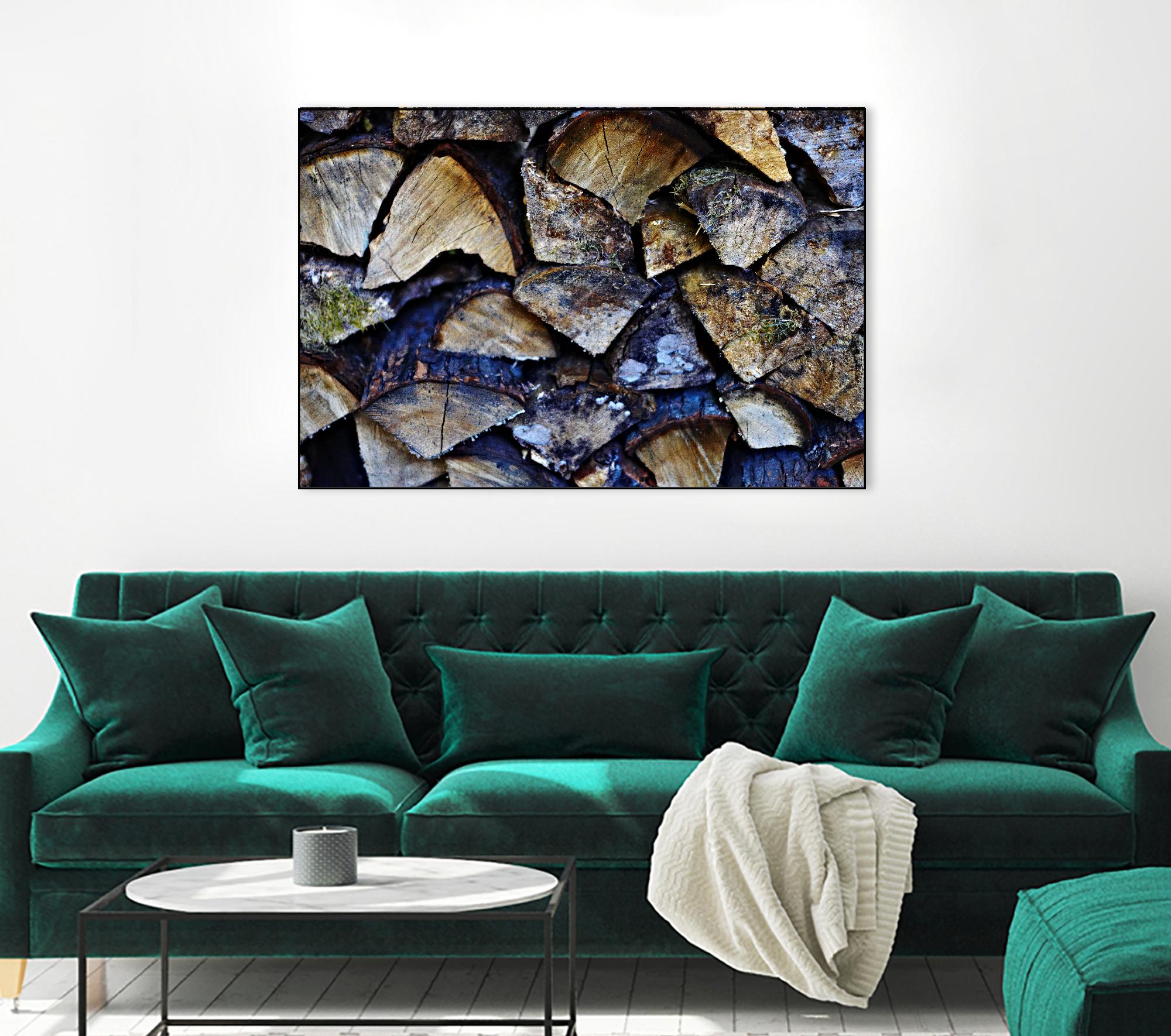 Wood II by Peter Morneau on GIANT ART - blue photo art