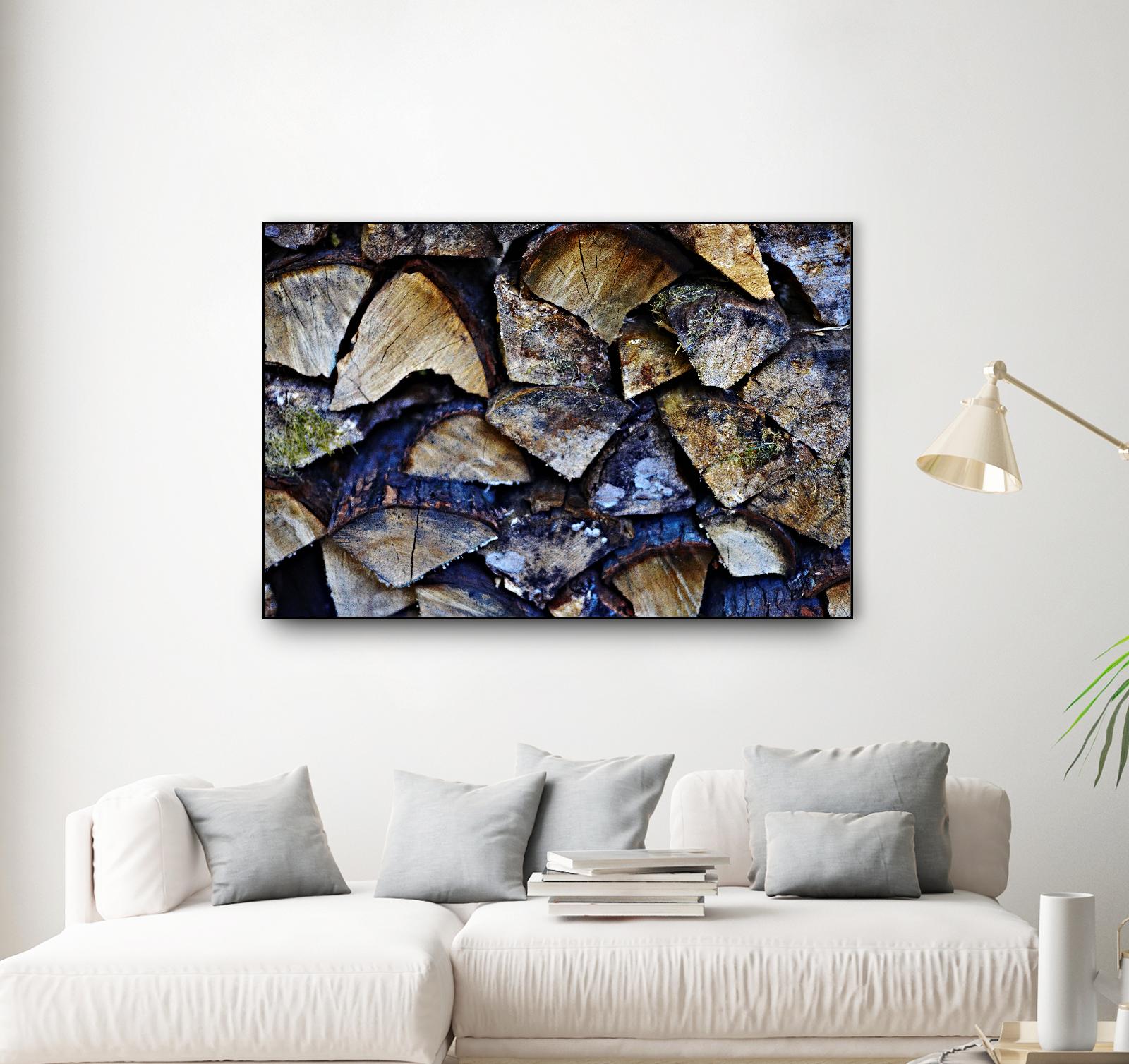 Wood II by Peter Morneau on GIANT ART - blue photo art