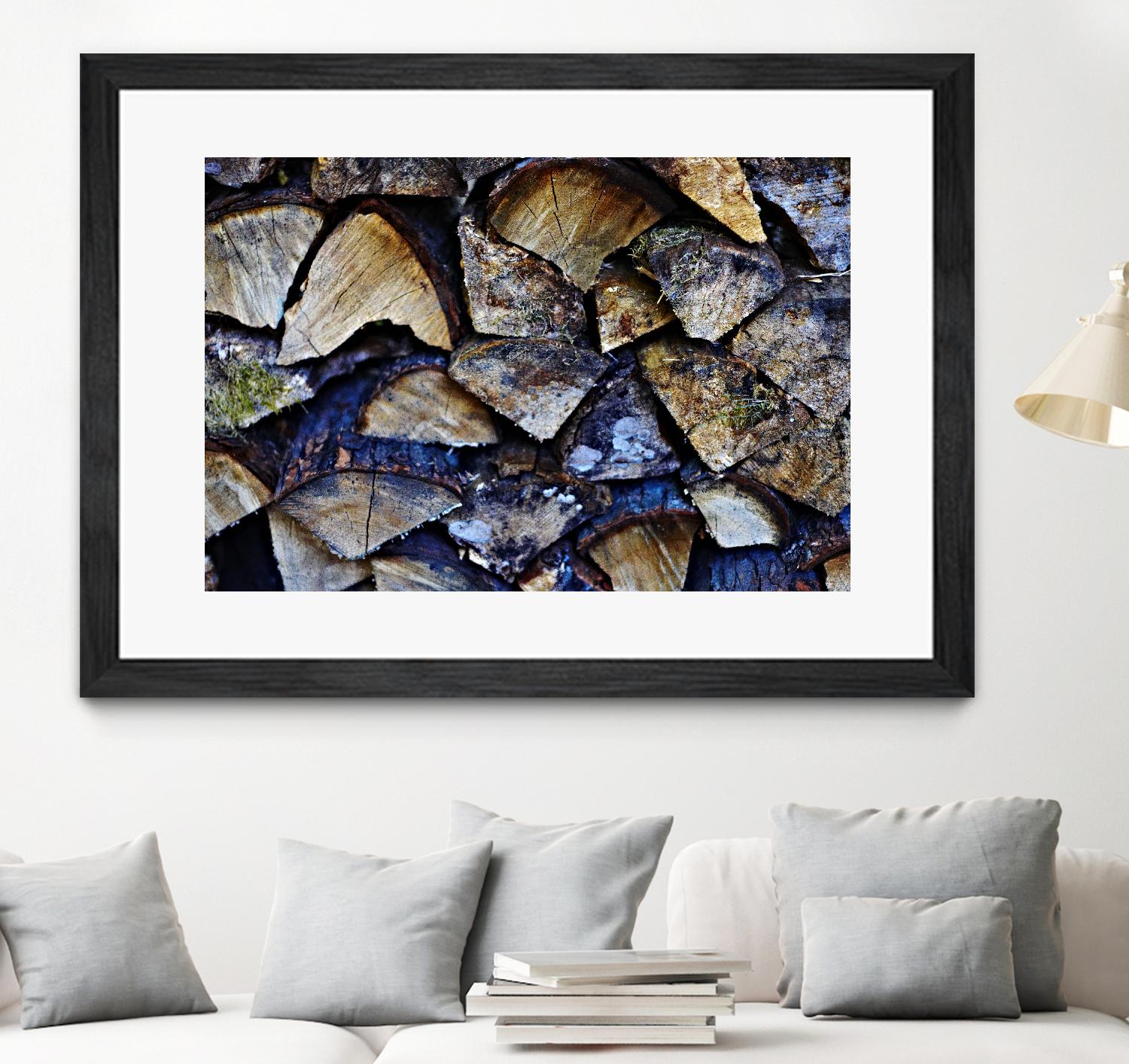 Wood II by Peter Morneau on GIANT ART - blue photo art