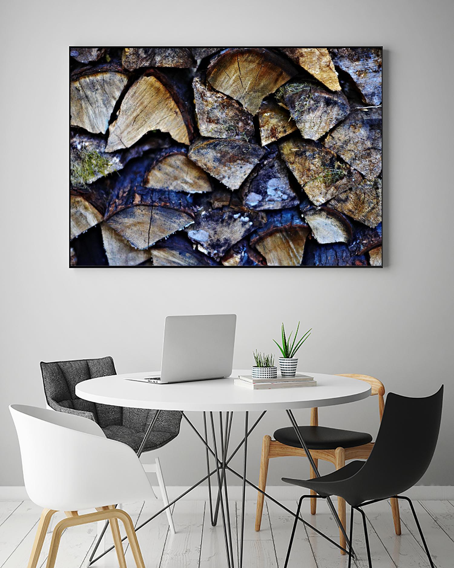 Wood II by Peter Morneau on GIANT ART - blue photo art