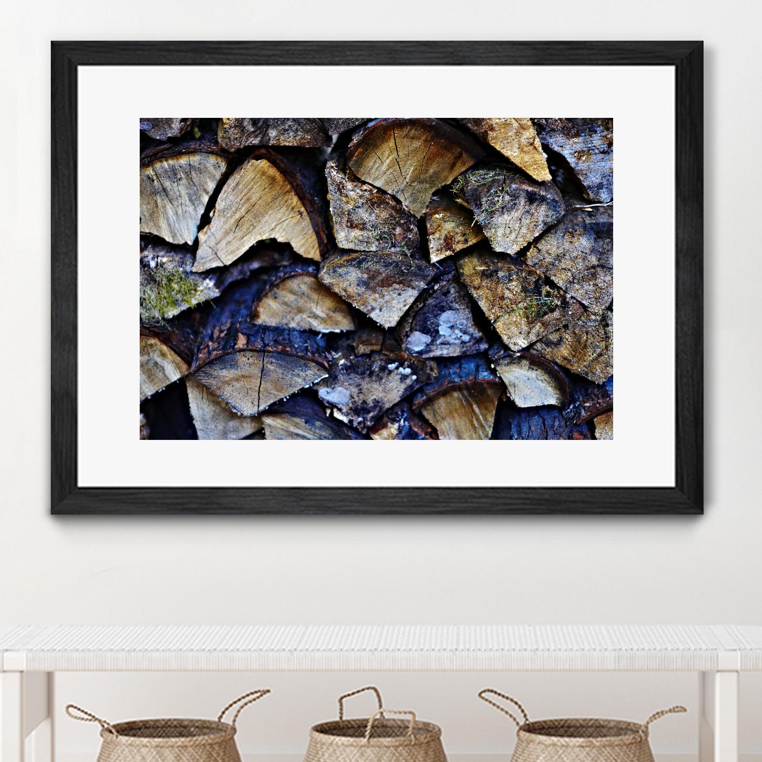 Wood II by Peter Morneau on GIANT ART - blue photo art