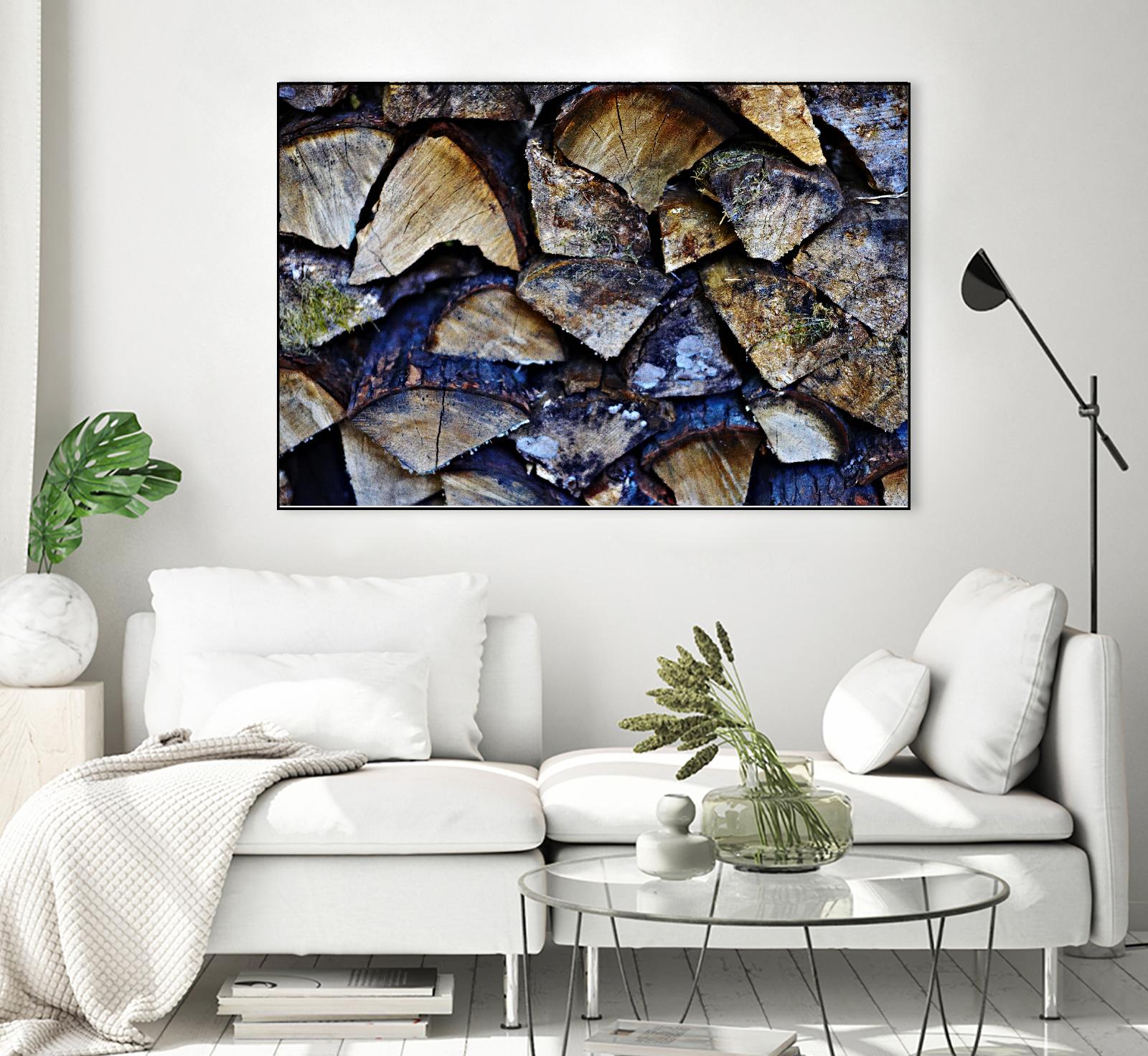 Wood II by Peter Morneau on GIANT ART - blue photo art