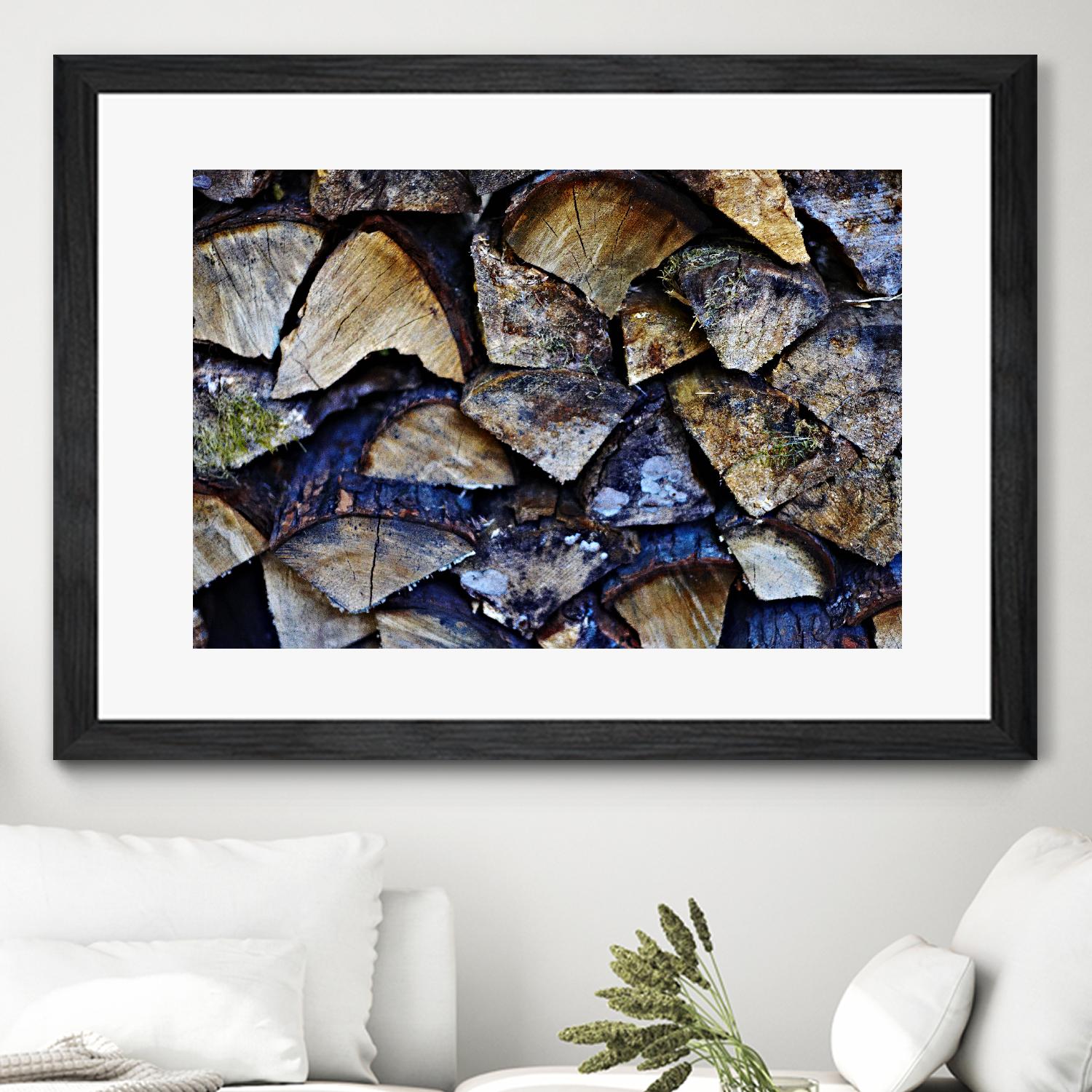 Wood II by Peter Morneau on GIANT ART - blue photo art