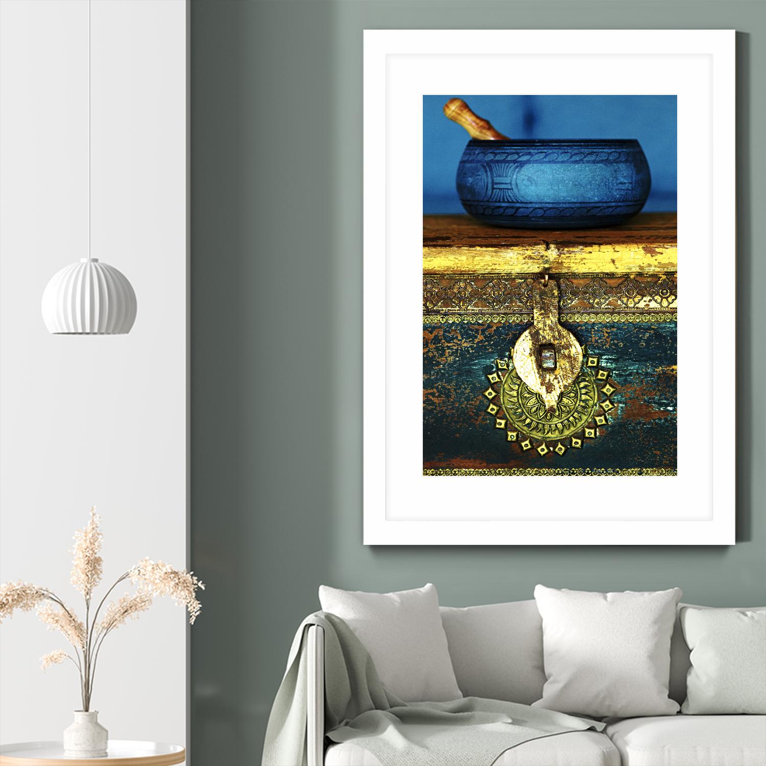 Bowl by Peter Morneau on GIANT ART - blue photography artistes du québec