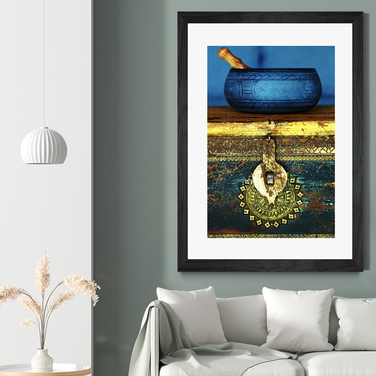 Bowl by Peter Morneau on GIANT ART - blue photography artistes du québec