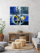 À déglacer by Sylvie Cloutier on GIANT ART - blue abstract