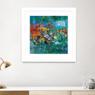 Carpe Diem 1 by Diane Lambin on GIANT ART - orange abstract fleurs abstraites