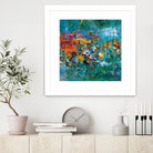 Carpe Diem 1 by Diane Lambin on GIANT ART - orange abstract fleurs abstraites