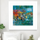 Carpe Diem 1 by Diane Lambin on GIANT ART - orange abstract fleurs abstraites