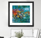 Carpe Diem 1 by Diane Lambin on GIANT ART - orange abstract fleurs abstraites
