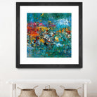 Carpe Diem 1 by Diane Lambin on GIANT ART - orange abstract fleurs abstraites