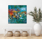 Carpe Diem 1 by Diane Lambin on GIANT ART - orange abstract fleurs abstraites