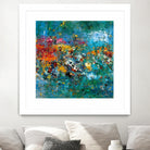 Carpe Diem 1 by Diane Lambin on GIANT ART - orange abstract fleurs abstraites