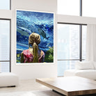 Discovery of Water by Gill Alexander on GIANT ART - pink men and women