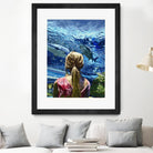 Discovery of Water by Gill Alexander on GIANT ART - pink figurative shark