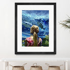 Discovery of Water by Gill Alexander on GIANT ART - pink figurative shark