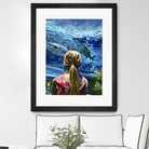 Discovery of Water by Gill Alexander on GIANT ART - pink figurative shark