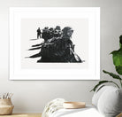 Last look by Gill Alexander on GIANT ART - white black & white