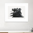 Last look by Gill Alexander on GIANT ART - white black & white