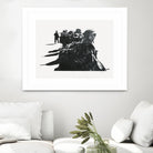 Last look by Gill Alexander on GIANT ART - white black & white