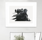 Last look by Gill Alexander on GIANT ART - white black & white