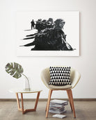 Last look by Gill Alexander on GIANT ART - white black & white