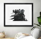 Last look by Gill Alexander on GIANT ART - white black & white